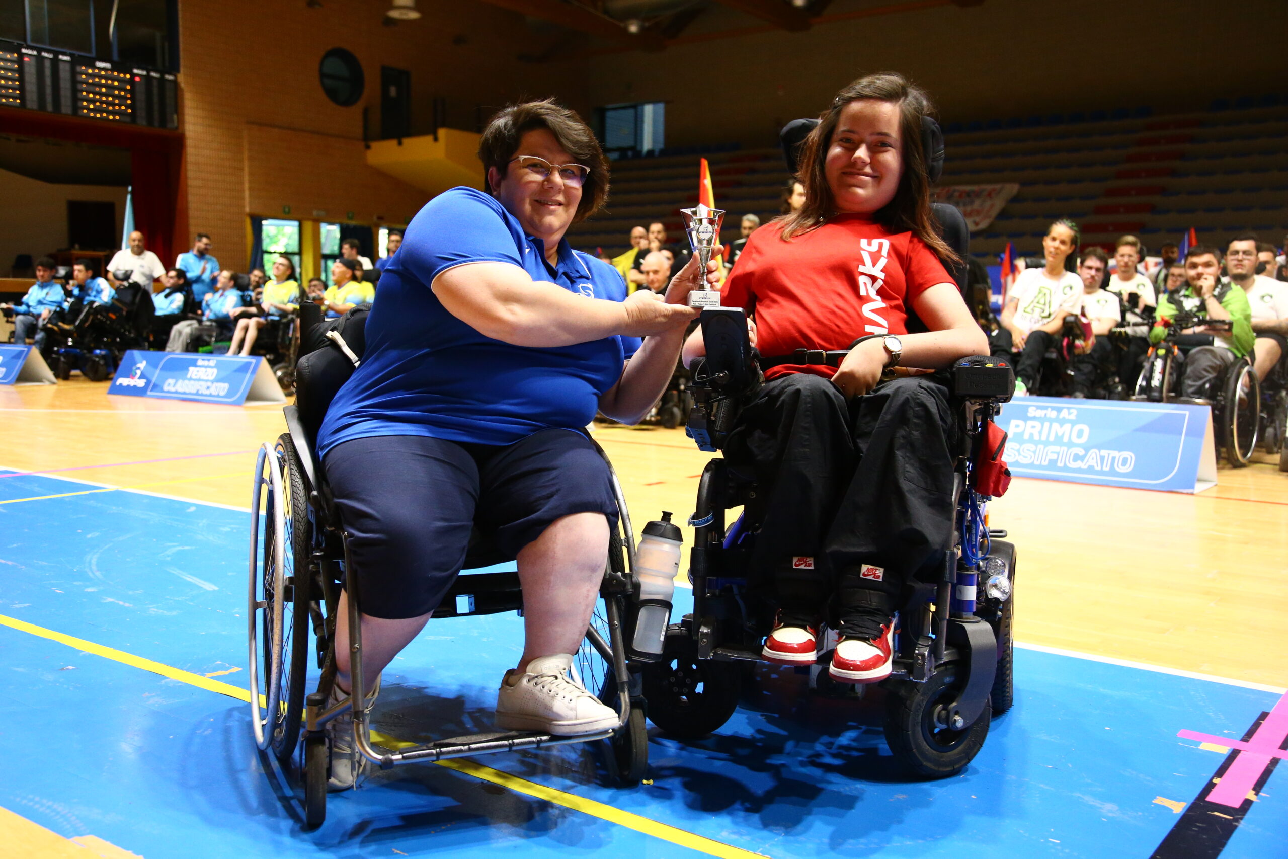 Valentina Tius premiata come milgior stick delle fasi finali con Anna Rossi - FIPPS