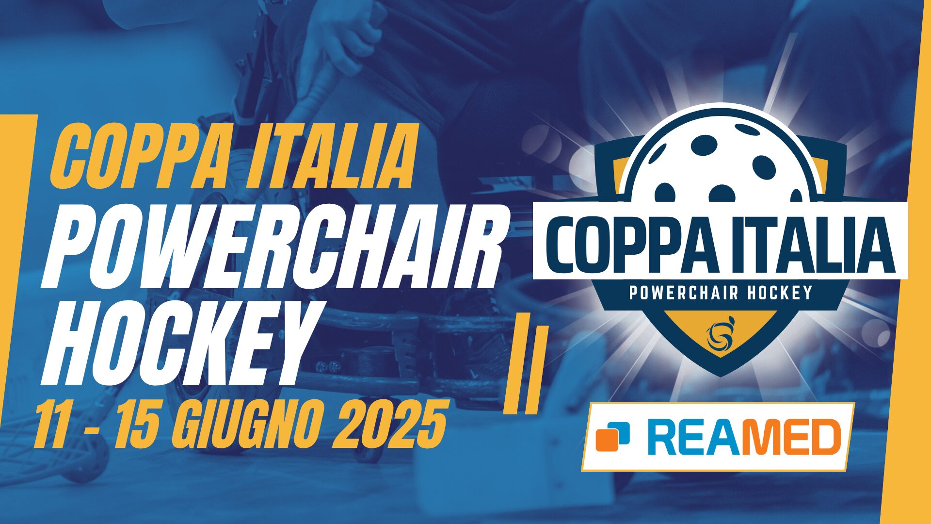 12-14 giugno 2025 torna la Coppa Italia di Powerchair Hockey!