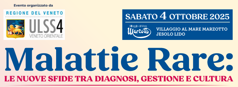 Malattie rare: a Jesolo il meeting sulle nuove sfide tra diagnosi, gestione e cultura