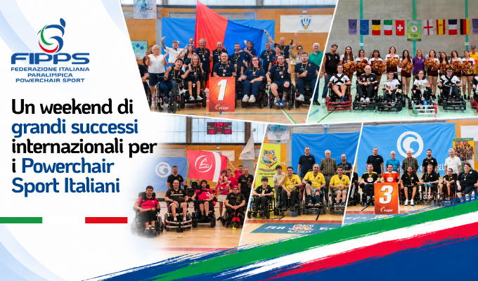 Un weekend di grandi successi internazionali per i powerchair sport italiani